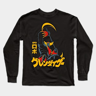 Ufo Robot Goldrake | Grendizer Atlas UFO Robot Long Sleeve T-Shirt